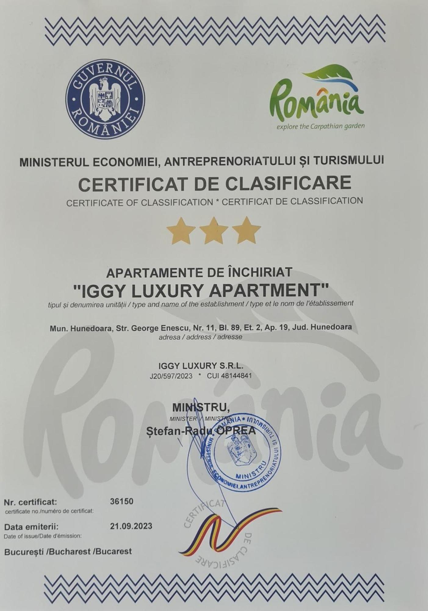 Iggy Luxury Apartment Hunedoara Exterior foto